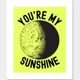 Slightly Wrong Sunshine Moon Posters and Art